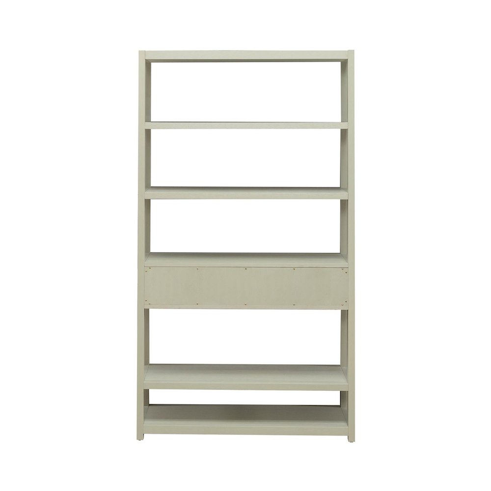 East End Accent Bookcase for Living Room Home Office - Green Mist
