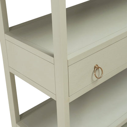 East End Accent Bookcase for Living Room Home Office - Green Mist
