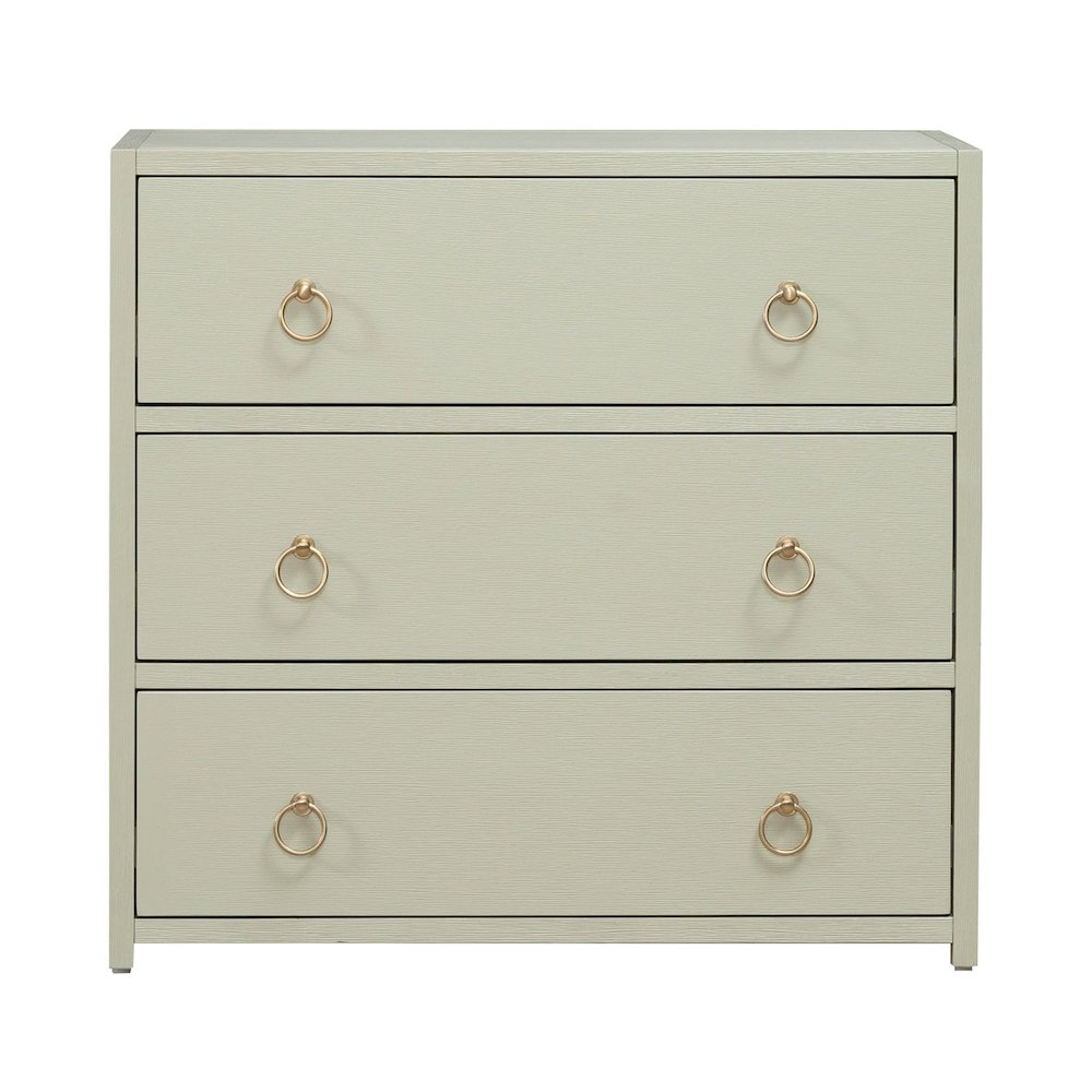 East End Accent Storage Cabinet for Living Room Hallway - Green Mist