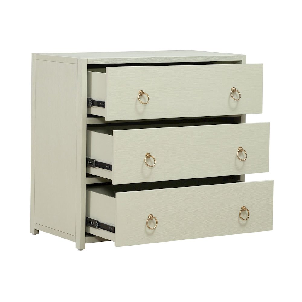 East End Accent Storage Cabinet for Living Room Hallway - Green Mist