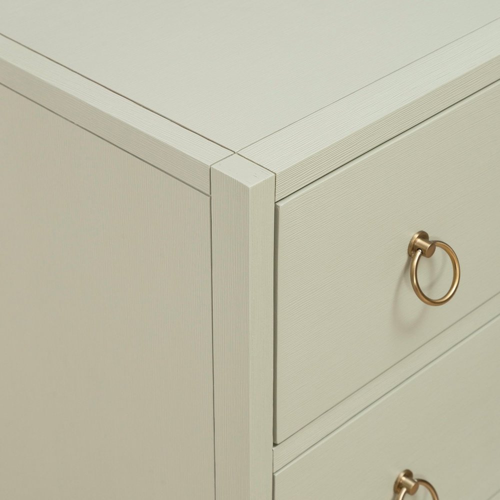 East End Accent Storage Cabinet for Living Room Hallway - Green Mist
