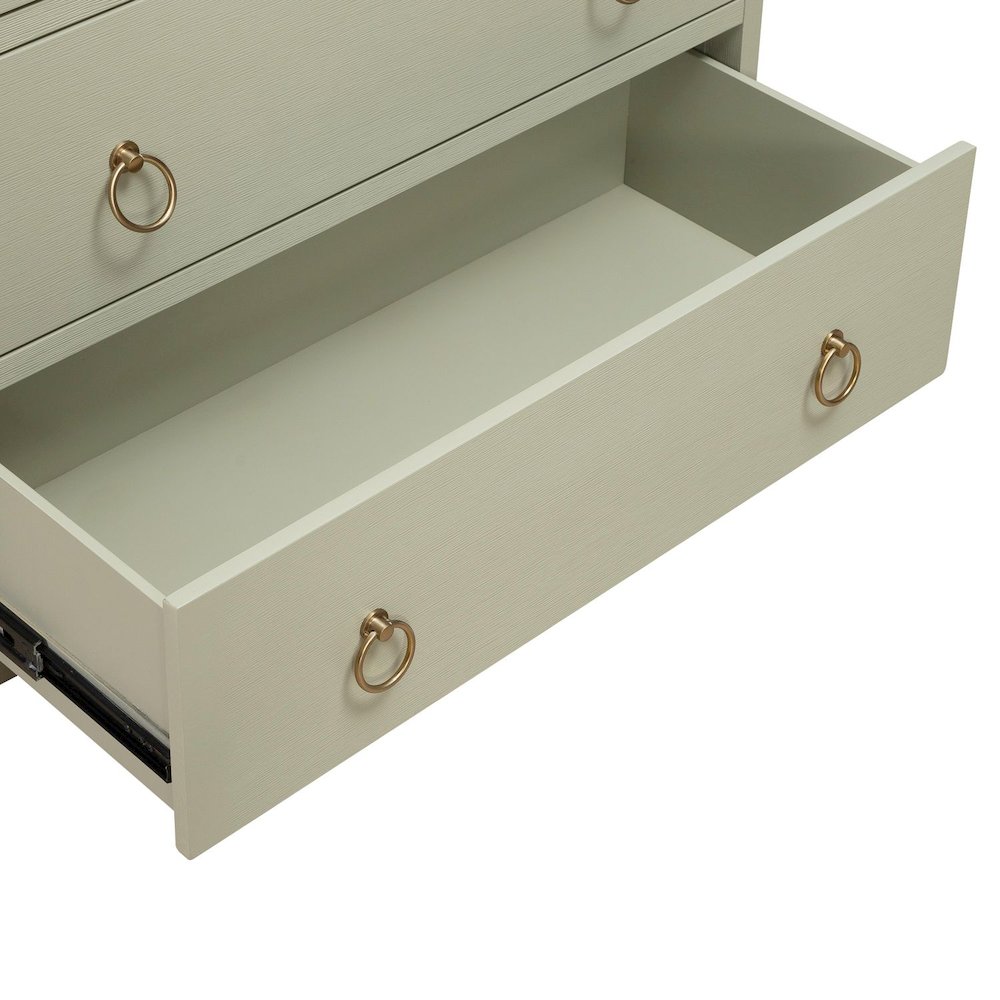 East End Accent Storage Cabinet for Living Room Hallway - Green Mist