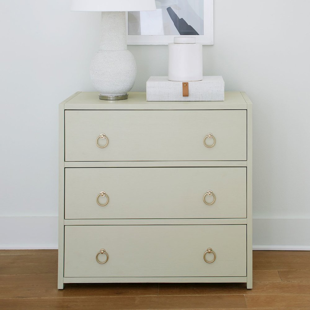 East End Accent Storage Cabinet for Living Room Hallway - Green Mist