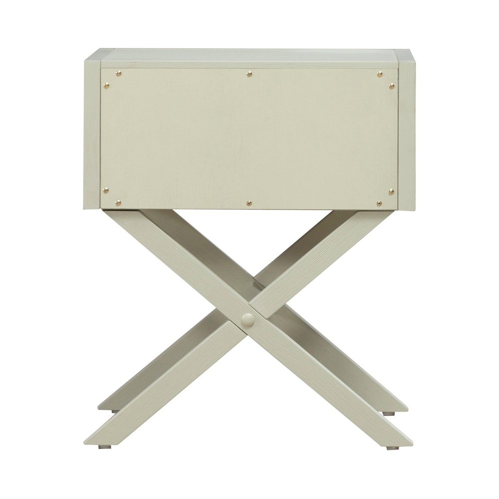 East End 1 Drawer Accent Table for Living Room Home Storage - Green Mist
