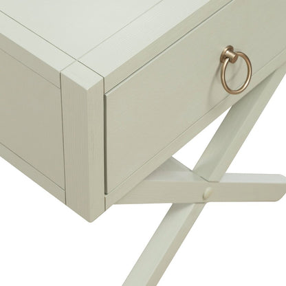 East End 1 Drawer Accent Table for Living Room Home Storage - Green Mist