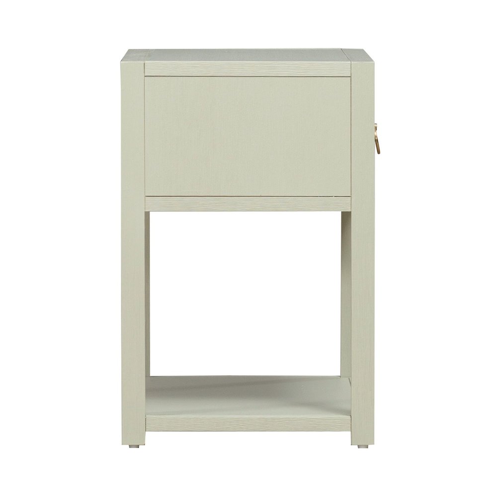 East End Shelf Accent Table for Living Room Home Storage - Green Mist