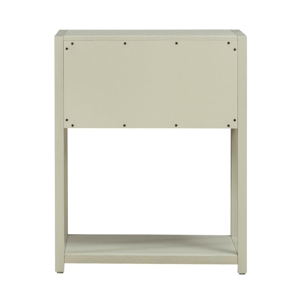 East End Shelf Accent Table for Living Room Home Storage - Green Mist