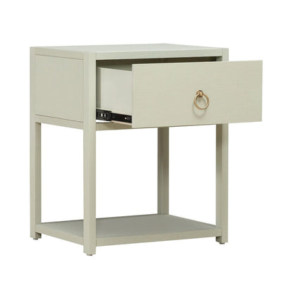 East End Shelf Accent Table for Living Room Home Storage - Green Mist