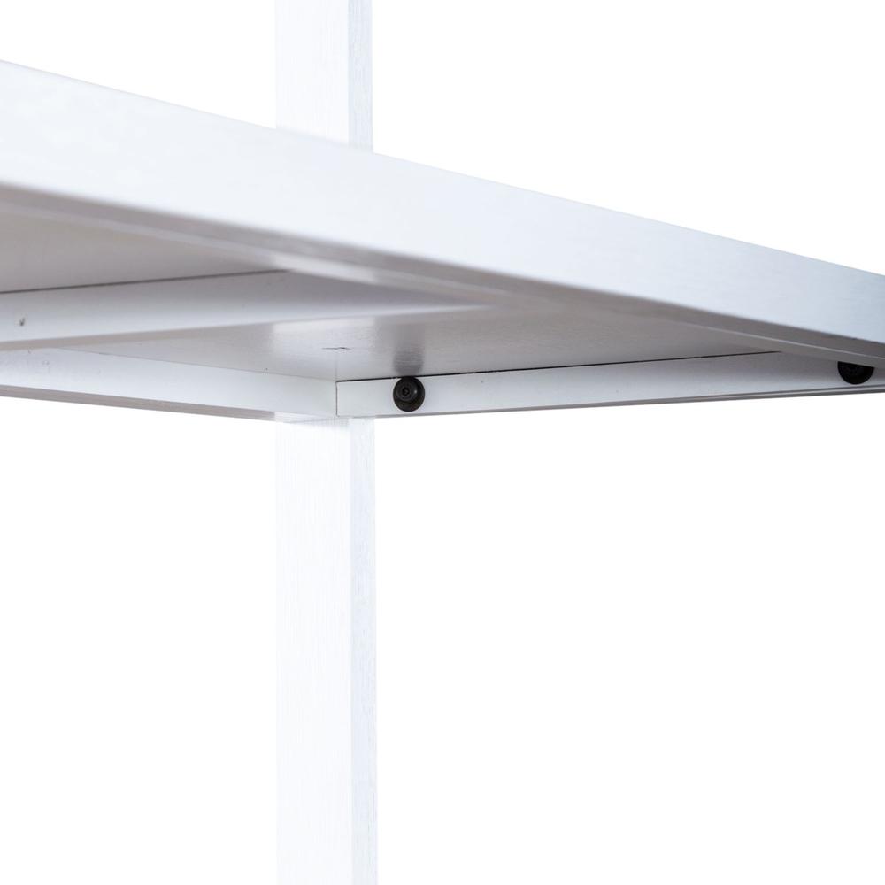 East End Accent Bookcase in Wirebrushed White