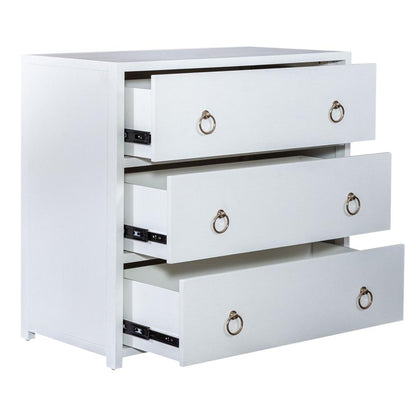 East End Accent Cabinet in Wirebrushed White