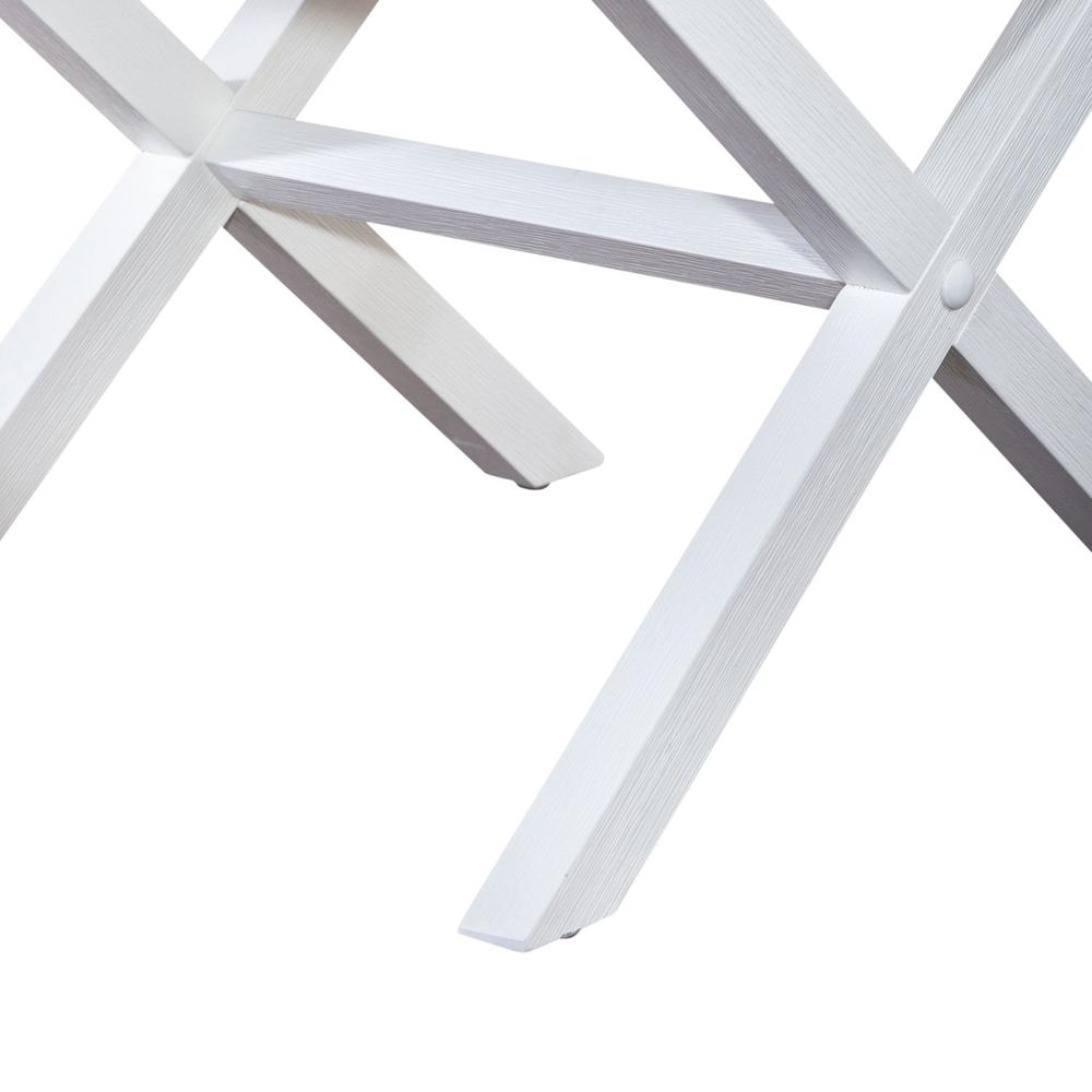 East End 1 Drawer Accent Table in Wirebrushed White