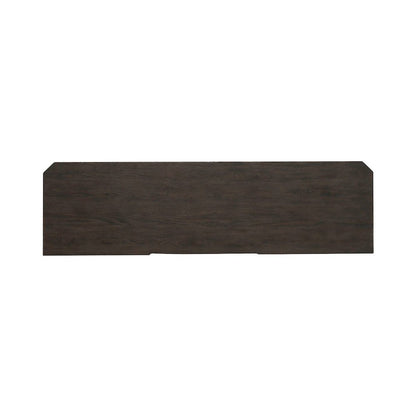 Grant Park Dining Room Wine Rack Buffet  - White Oak Veneers -  Cappuccino Brown