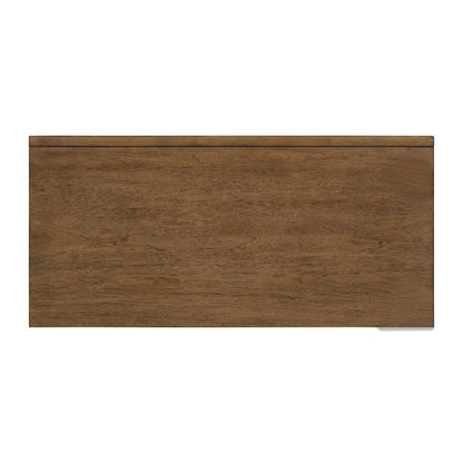 Easton Storage 2 Door Accent Cabinet Modern Design - Urban Bronze Walnut Wood