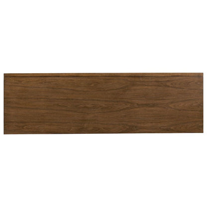 Easton Storage 3 Door Accent Cabinet Modern Design - Urban Bronze Walnut Wood
