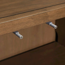 Easton Storage 3 Door Accent Cabinet Modern Design - Urban Bronze Walnut Wood
