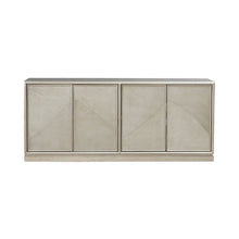 Dahlia Accent Console - Champagne Silver