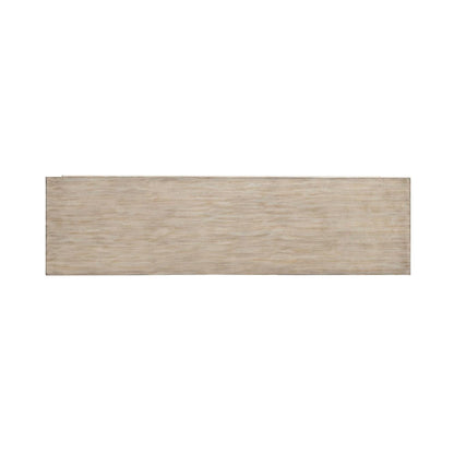 Terrace Storage 4 Door Accent Cabinet Eclectic Natural Wood Design - Grey Brown