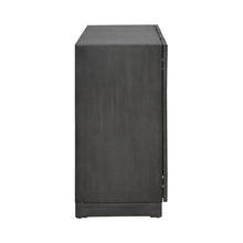 Fiore 4 Door Accent Cabinet  - Satin Espresso
