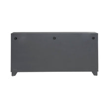 Fiore 4 Door Accent Cabinet  - Satin Espresso