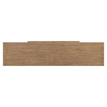 Pavilion 4 Door Accent Cabinet - Arched Soft Close Doors - Natural Oak Wood
