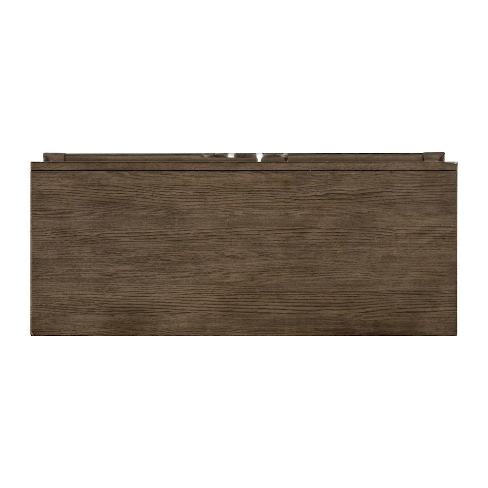 Lexington Park 2 Door Accent Cabinet with Burl Wood Front - Chai Spice