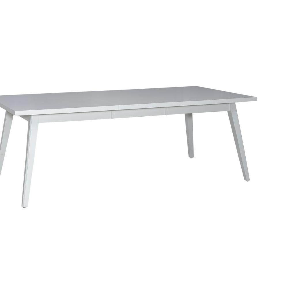 Rectangular Leg Table - White Farmhouse White in Porcelain White