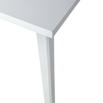 Rectangular Leg Table - White Farmhouse White in Porcelain White