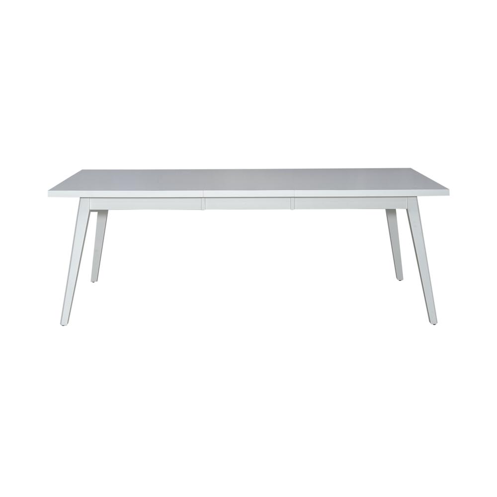 Rectangular Leg Table - White Farmhouse White in Porcelain White