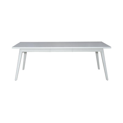 Rectangular Leg Table - White Farmhouse White in Porcelain White
