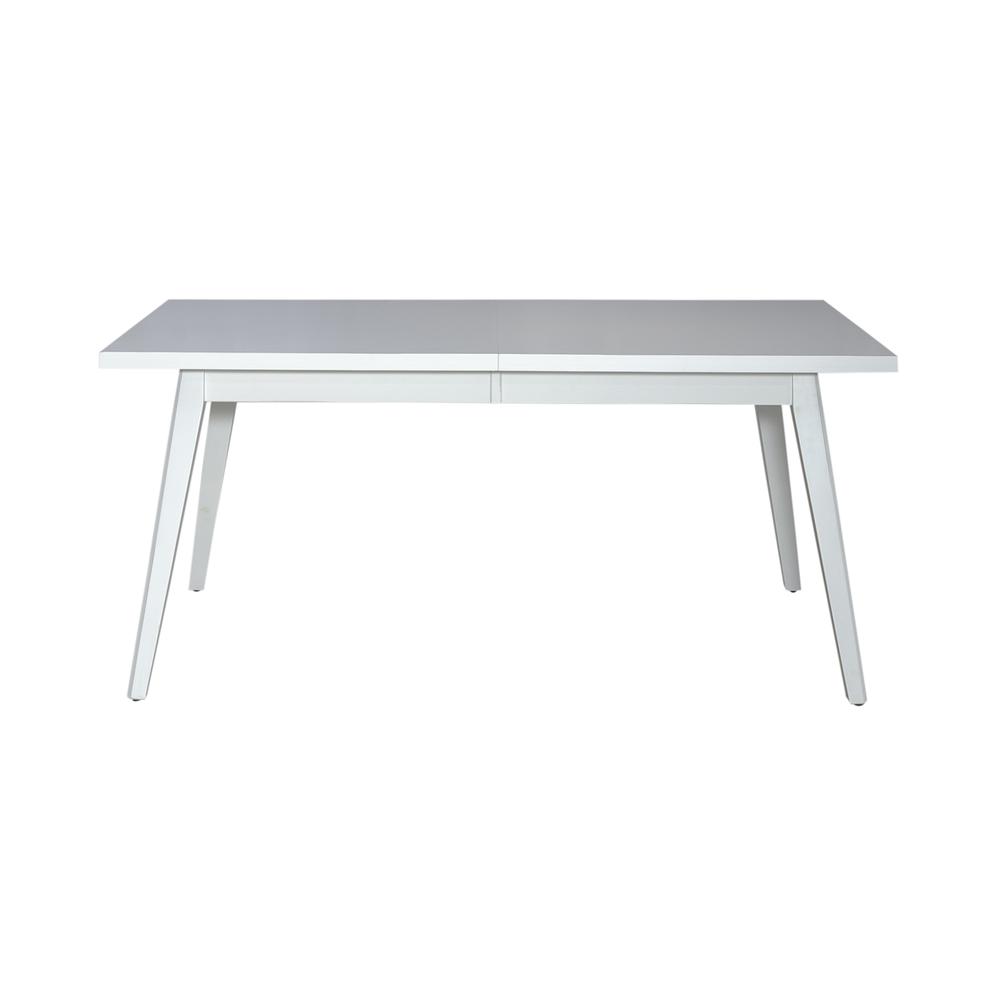 Rectangular Leg Table - White Farmhouse White in Porcelain White