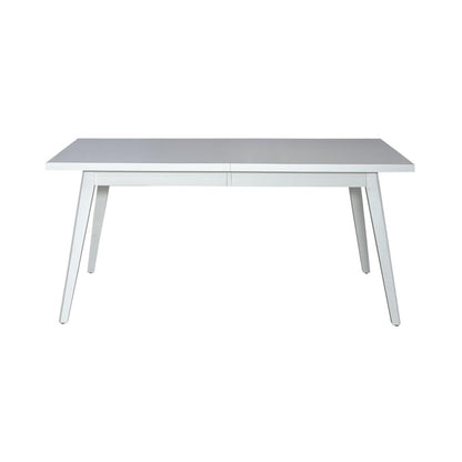 Rectangular Leg Table - White Farmhouse White in Porcelain White