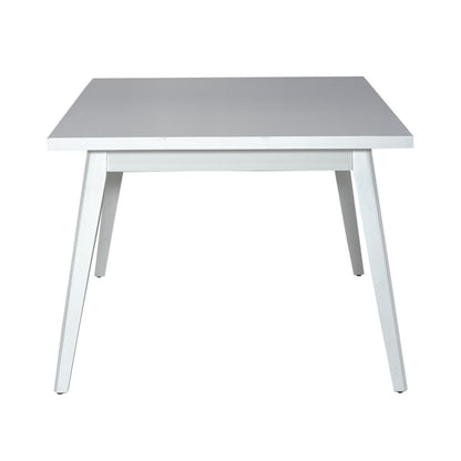 Rectangular Leg Table - White Farmhouse White in Porcelain White