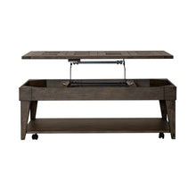 Arrowcreek Lift Top Cocktail Table in Weathered Stone