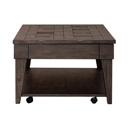 Arrowcreek Lift Top Cocktail Table in Weathered Stone