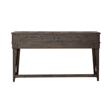 Arrowcreek Console Bar Table in Weathered Stone