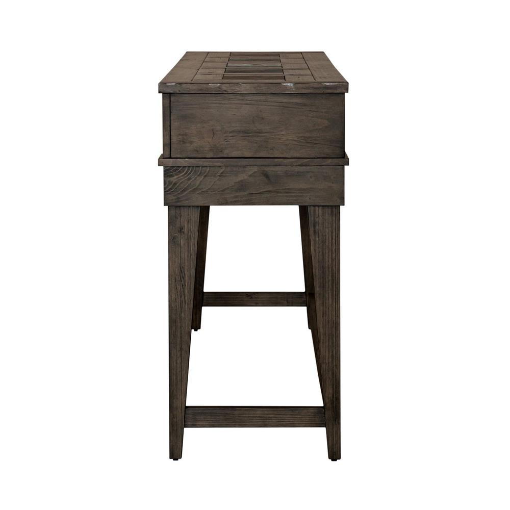 Arrowcreek Console Bar Table in Weathered Stone