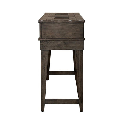 Arrowcreek Console Bar Table in Weathered Stone