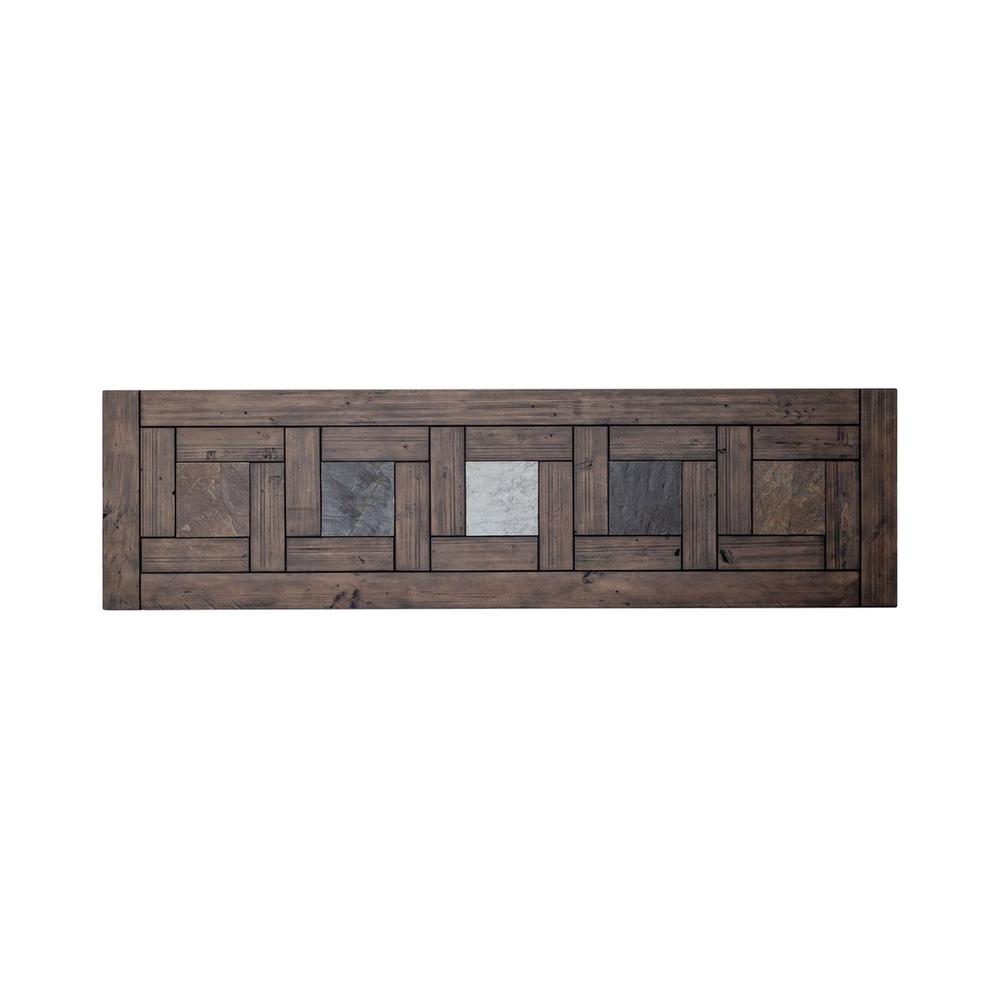 Arrowcreek Console Bar Table in Weathered Stone
