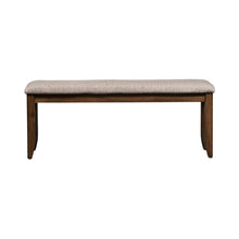 Santa Rosa Upholstered Dining Bench in Antique Honey