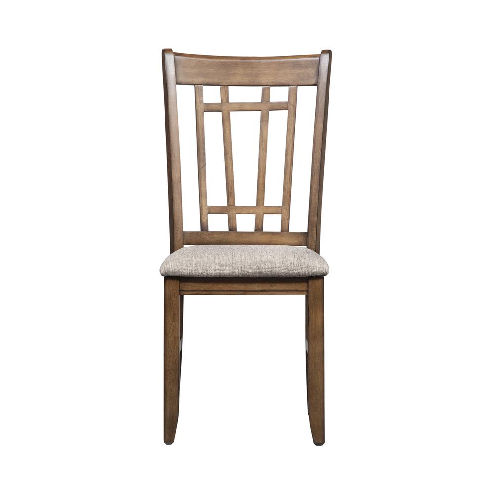 Santa Rosa Lattice Back Side Chair-Set of 2 in Antique Honey
