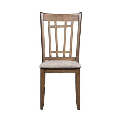 Santa Rosa Lattice Back Side Chair-Set of 2 in Antique Honey