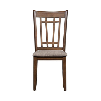 Santa Rosa Lattice Back Side Chair in Antique Honey