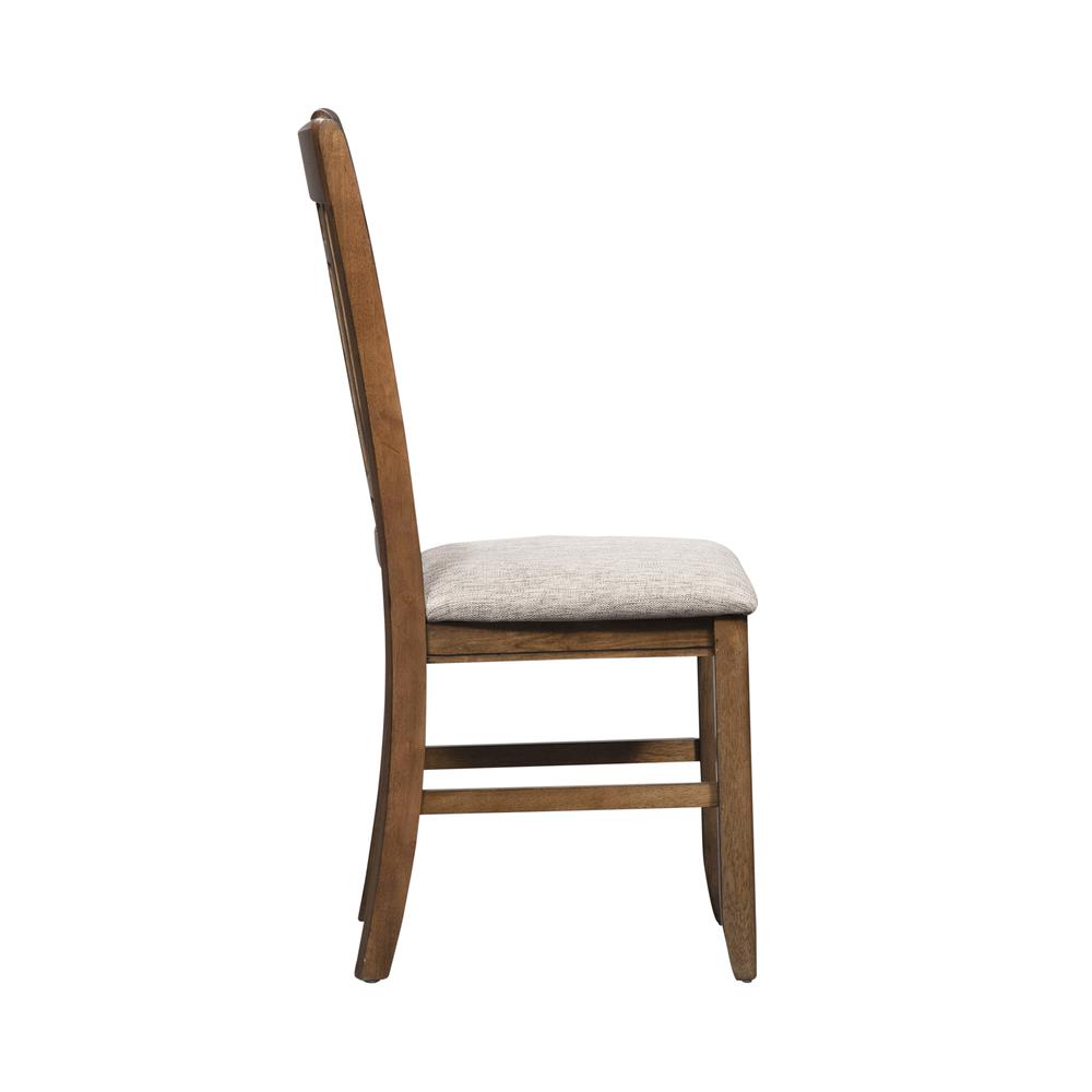 Santa Rosa Lattice Back Side Chair-Set of 2 in Antique Honey