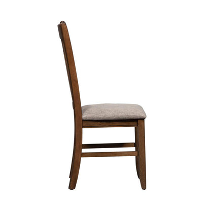 Santa Rosa Lattice Back Side Chair in Antique Honey