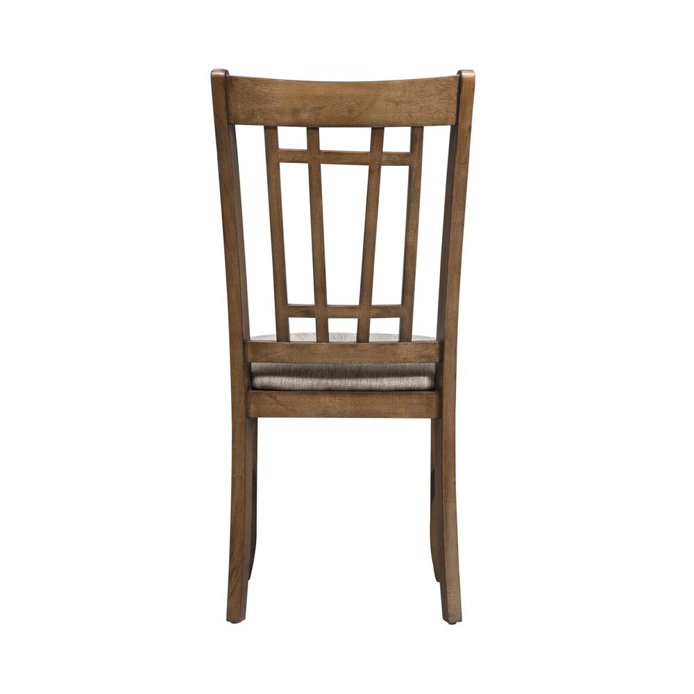 Santa Rosa Lattice Back Side Chair-Set of 2 in Antique Honey