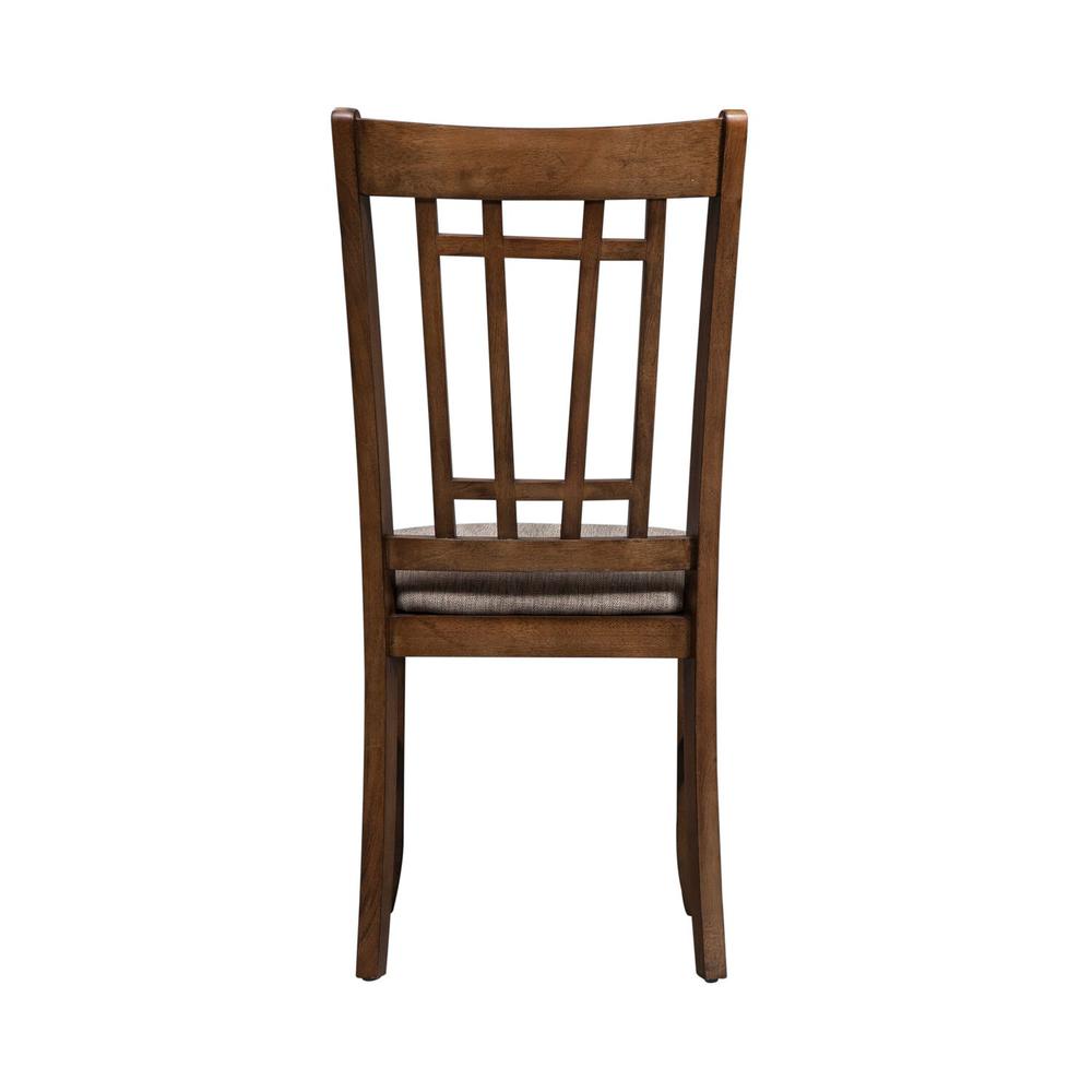 Santa Rosa Lattice Back Side Chair in Antique Honey