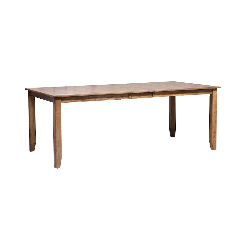 Santa Rosa 5 Piece Rectangular Table Set - 4 Lattice Back Side Chairs - Antique