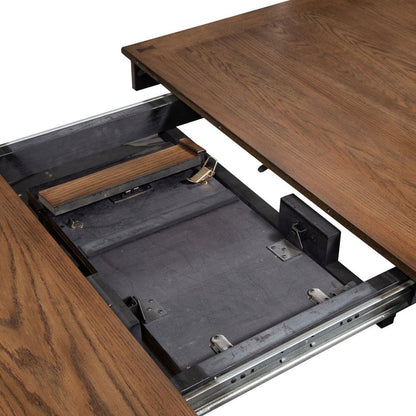 Santa Rosa Rectangular Leg Table in Antique Honey