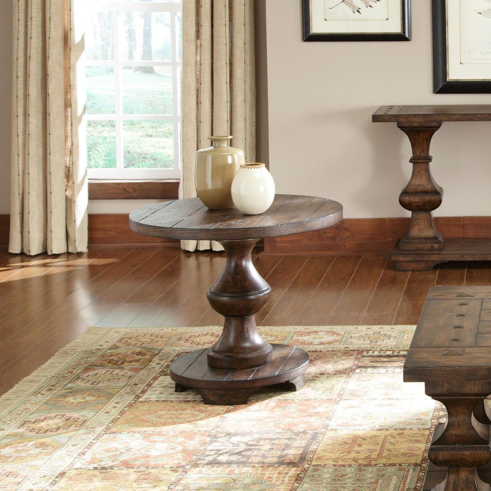 Sedona End Table in Kona Brown