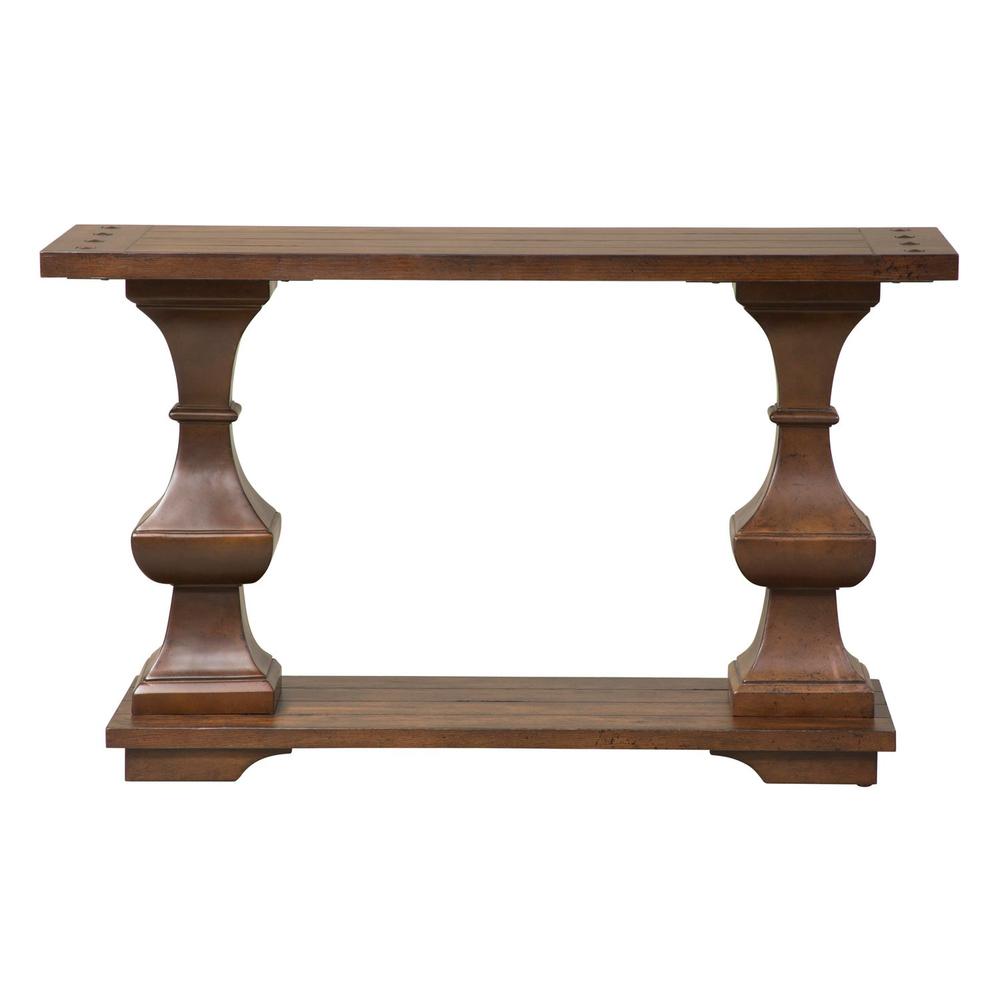 Sedona Sofa Table in Kona Brown
